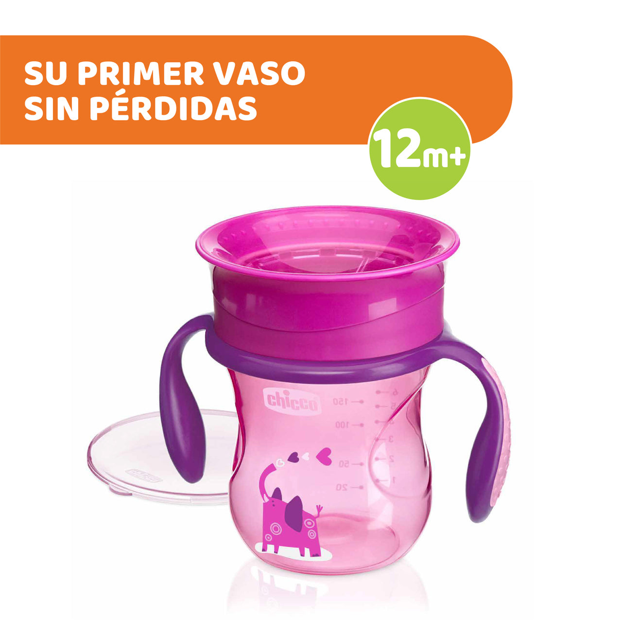 Chicco Perfect Cup _ Pink _ 12M+ (ref. Ch.Ali6951150000 )