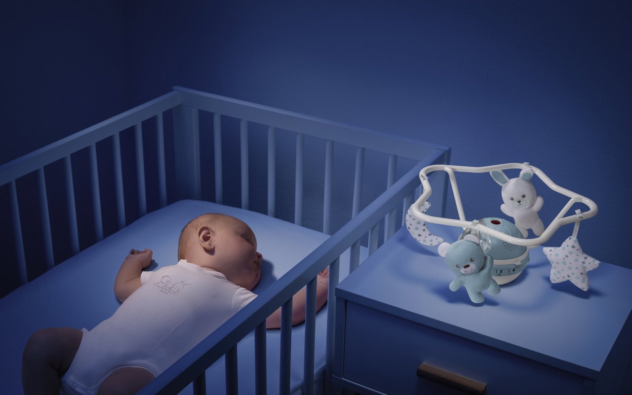 Chicco Mobile Rainbow Blue - Healtsy