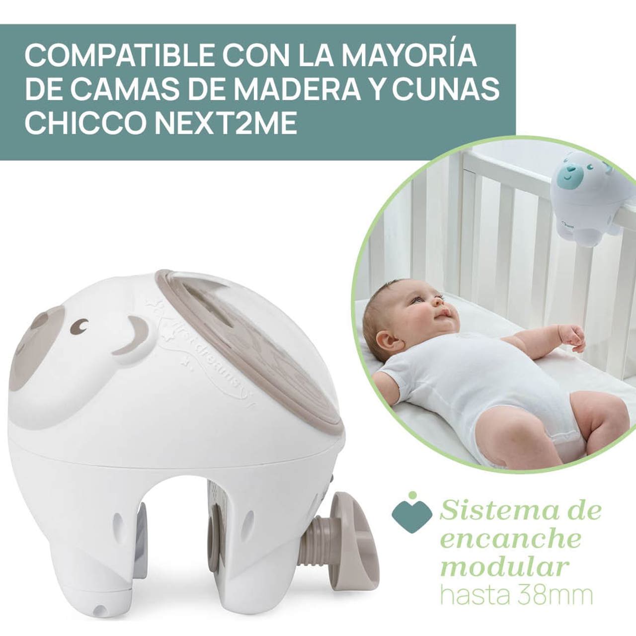 Chicco Polar Bear Projector_ Neutral - Healtsy