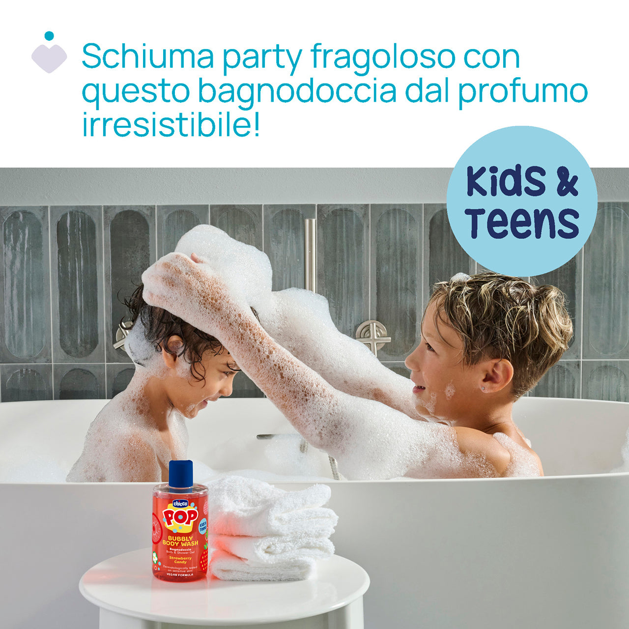 Chicco Shower gel Strawberry - 300ml (ref. Ch.Cos12370000000 ) - Healtsy