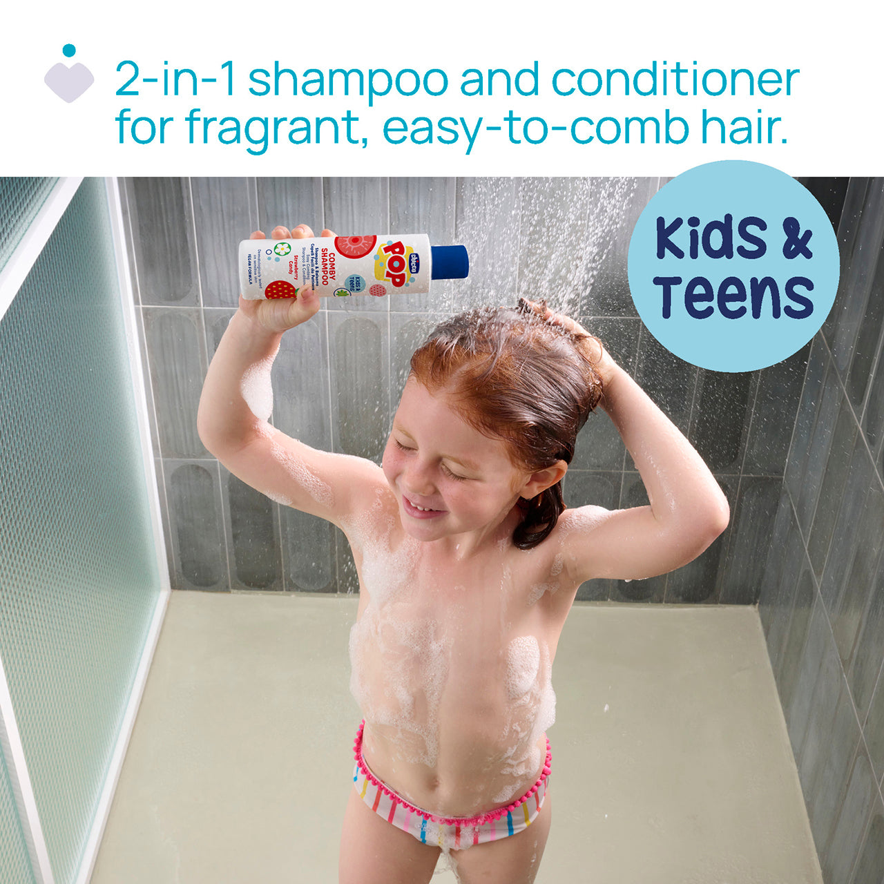 Chicco Strawberry Shampoo & Conditioner – 250ml (ref. Ch.Cos12372000000) - Healtsy