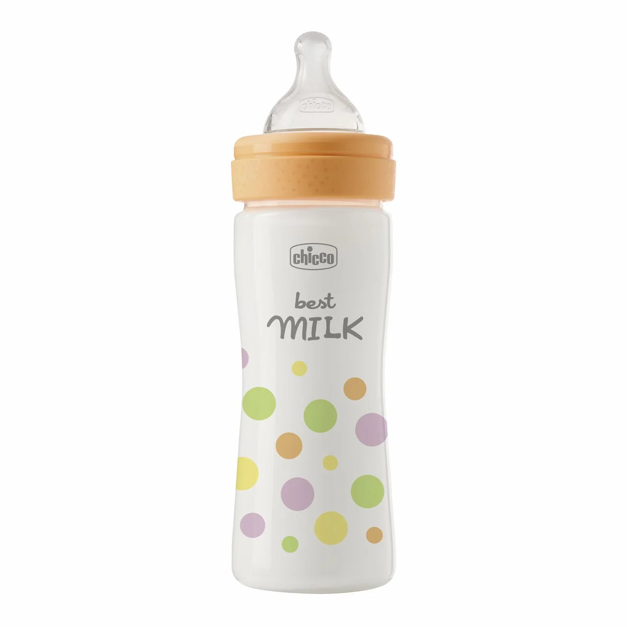 Chicco Perfect Easy Orange Bottle 250ml 2M+ (Ch.Bib20243100000) - Healtsy