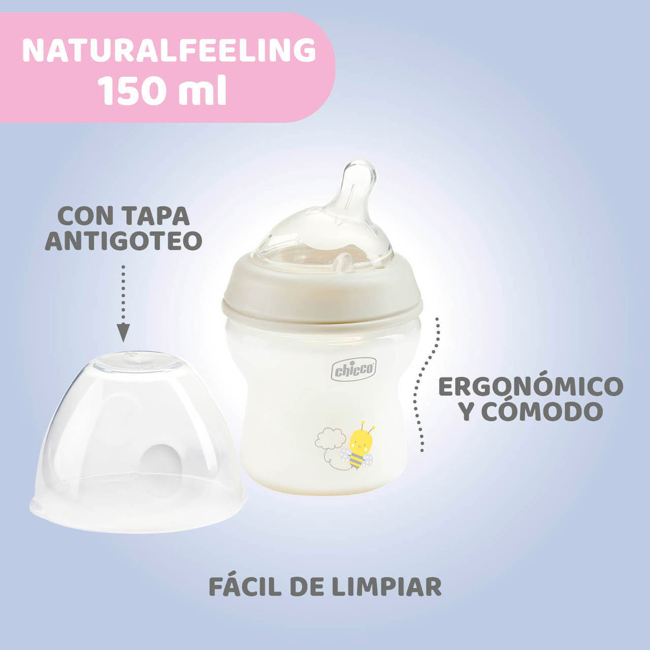 Chicco NaturalFeeding Pp_ 0M+ Bottle - 150ml