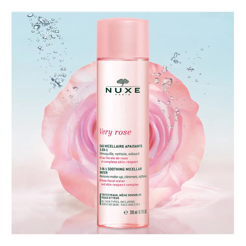 Nuxe Very Rose Soothing Make-up Remover Micellar Water - 200ml - Healtsy