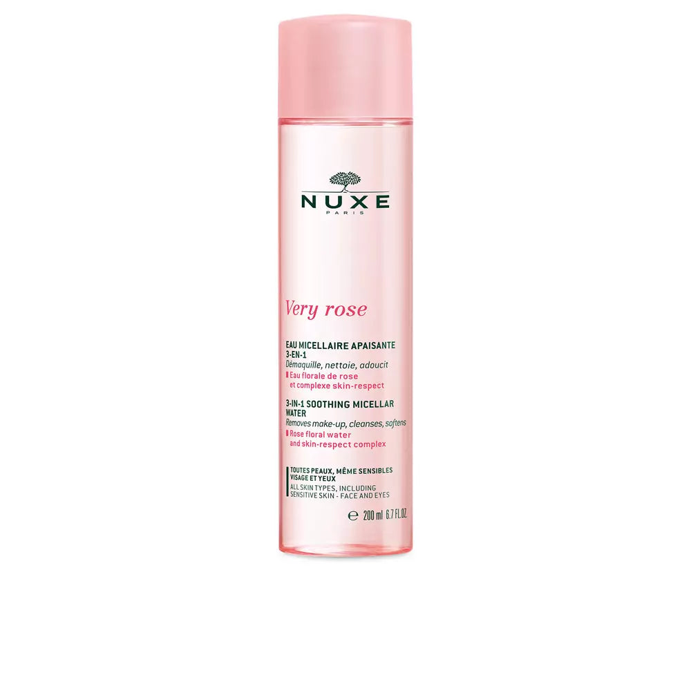 Nuxe Very Rose Soothing Make-up Remover Micellar Water - 200ml - Healtsy