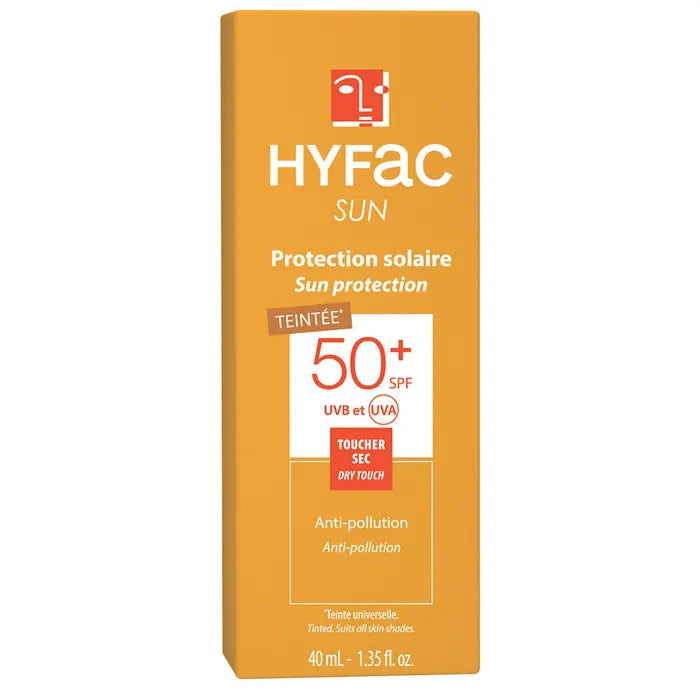 Hyfac Sun Protector Cream with Color SPF 50+ - 40ml - Healtsy