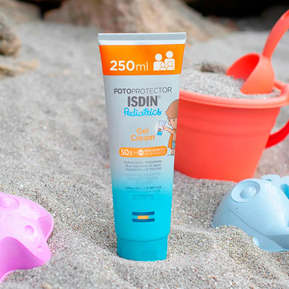 Isdin Pediatric Photoprotector Gel Cream SPF50 - 250ml - Healtsy