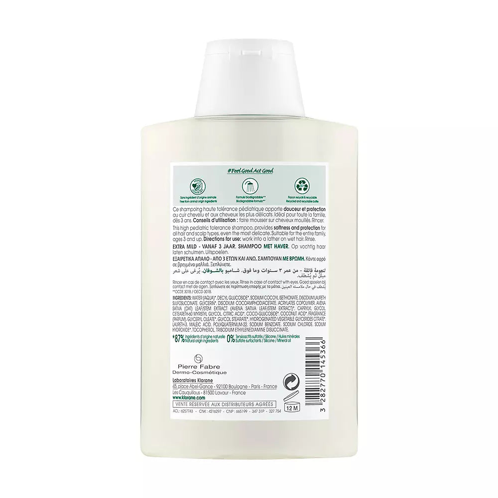 Klorane Capillary Shampoo Oat Milk - 200ml - Healtsy