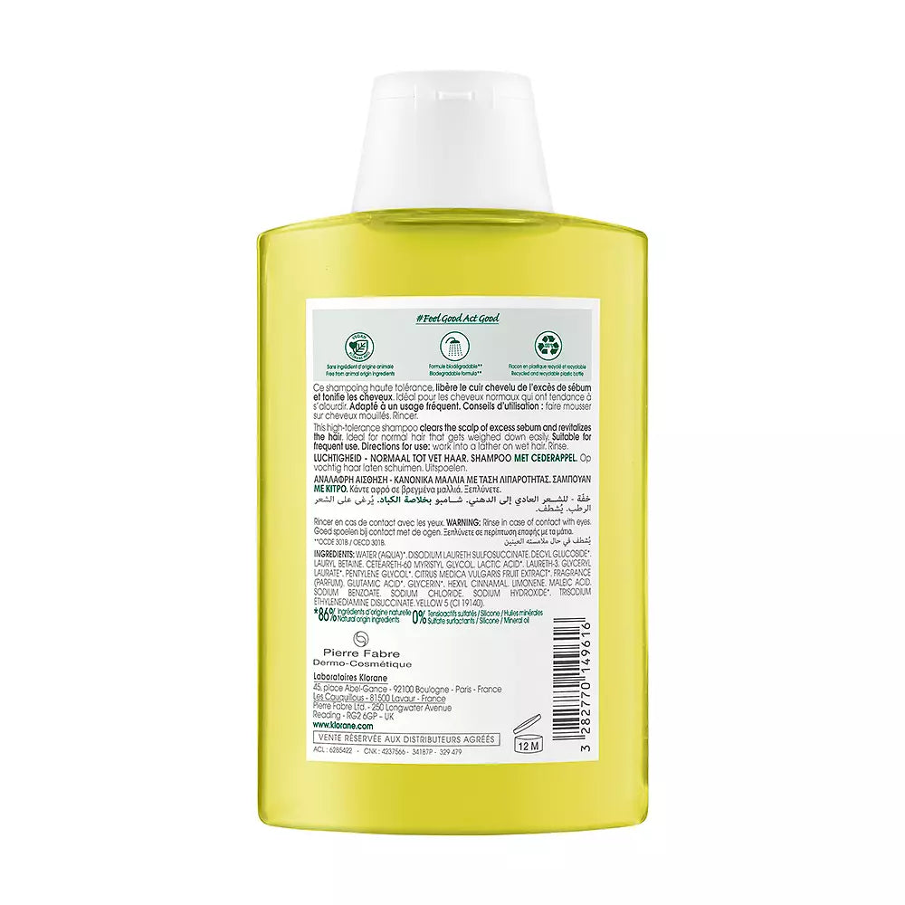 Klorane Capillary Shampoo Pulp Cider - 100ml - Healtsy