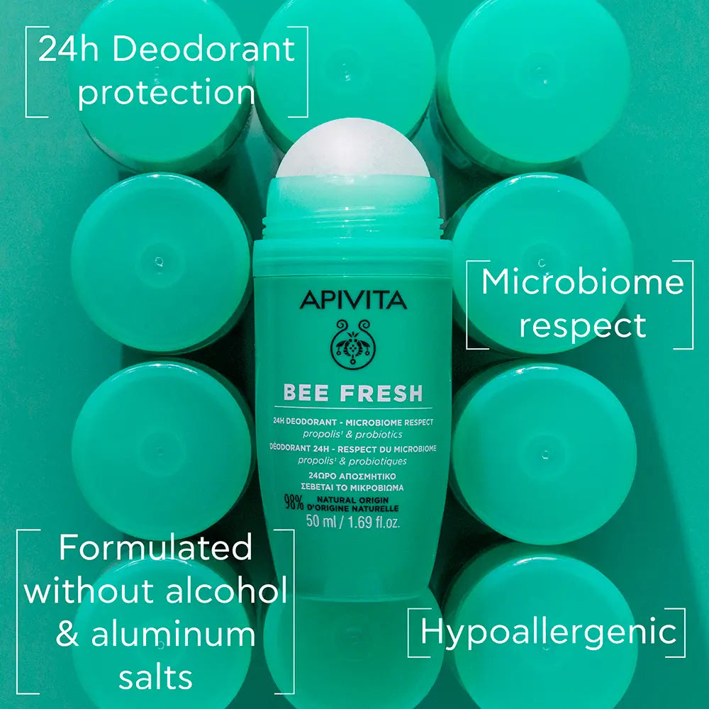 Apivita Bee Fresh Deo 24H - 50ml (Twin Pack) - Healtsy