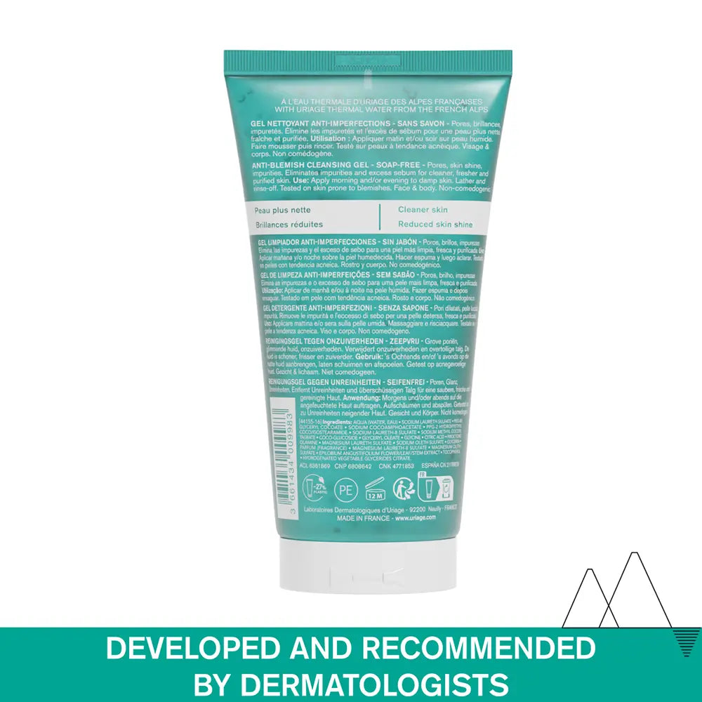Uriage Hyséac Cleansing Gel - 150ml - Healtsy