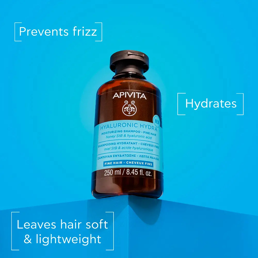 Apivita Hyaluronic Hydra Shampoo for Fine Hair - 250ml - Healtsy
