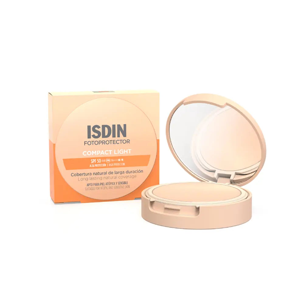 Isdin Fotoprotector Compact Light SPF50 - 10g - Healtsy