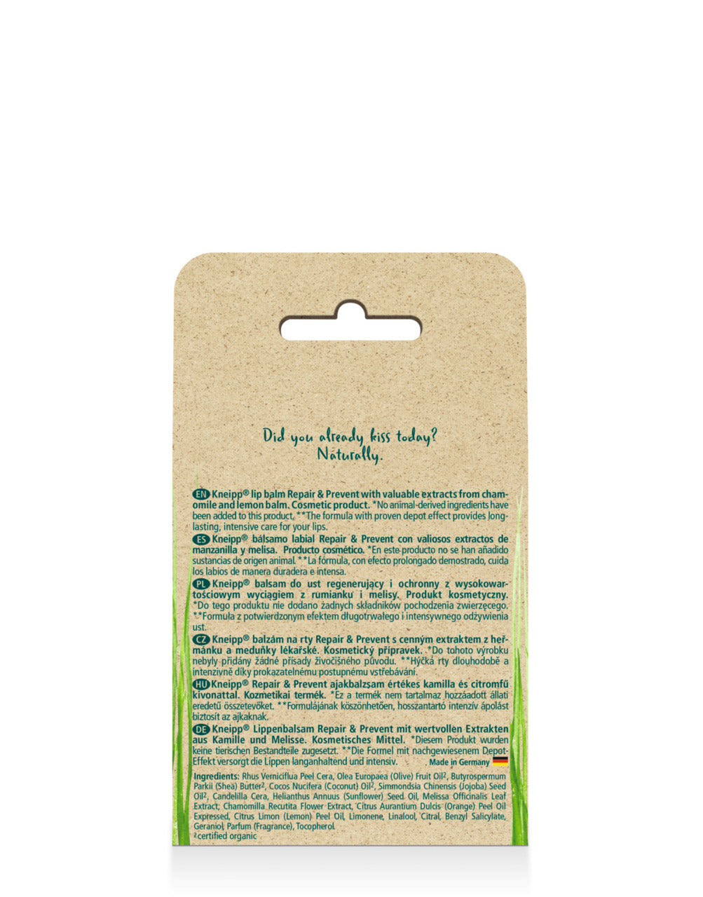 Kneipp Repair & Prevent Lemon Lip Balm - 4,7G - Healtsy