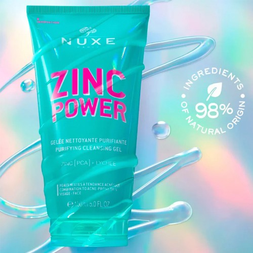 Nuxe Zinc Power cleansing gel - 150Ml - Healtsy