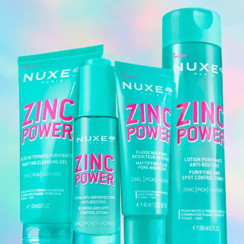 Nuxe Zinc Power mattifying fluid - 40Ml - Healtsy