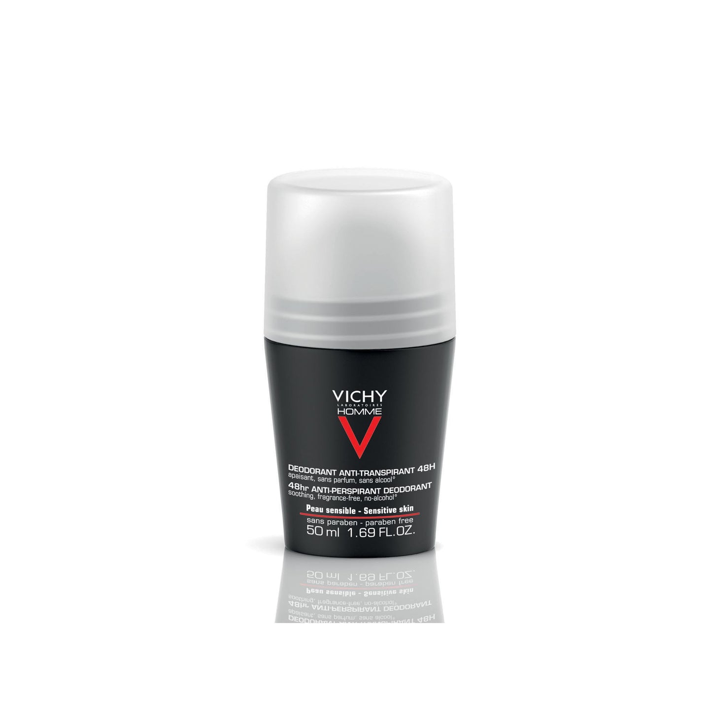 Vichy Homme Deodorant Roll On 48h - 50ml - Healtsy