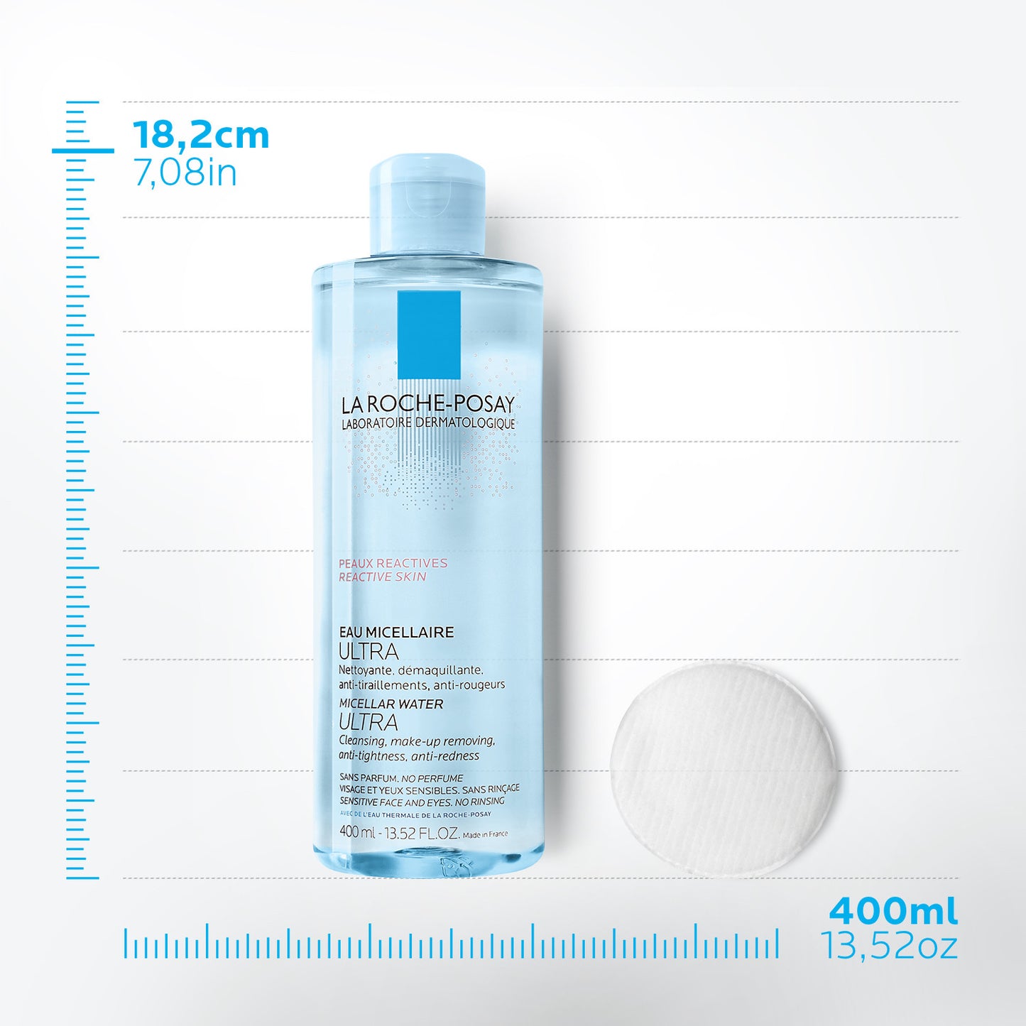 La Roche-Posay Ultra Reactive Skin Micellar Water - 400ml - Healtsy