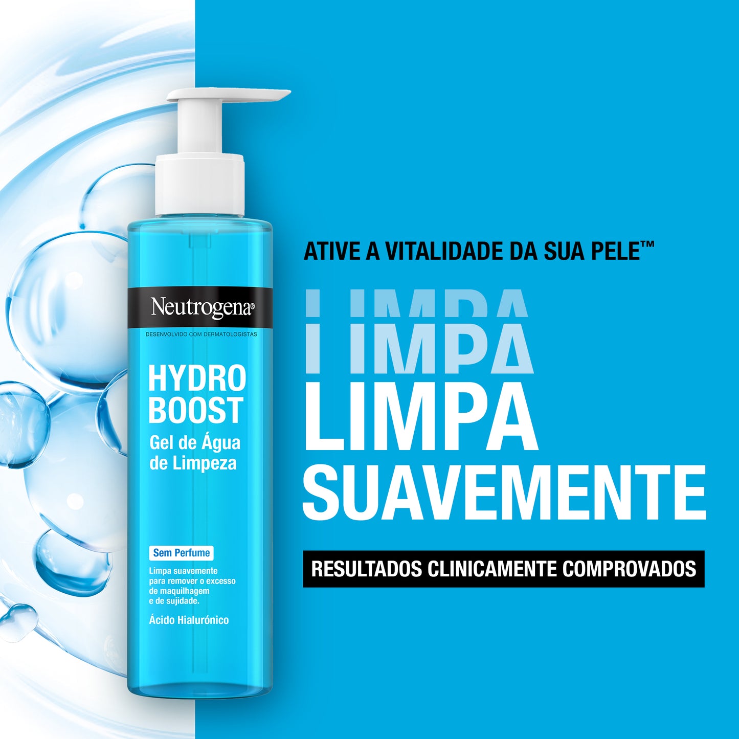 Neutrogena Hydro Boost Cleansing Gel without Perfume - 200ml - Healtsy