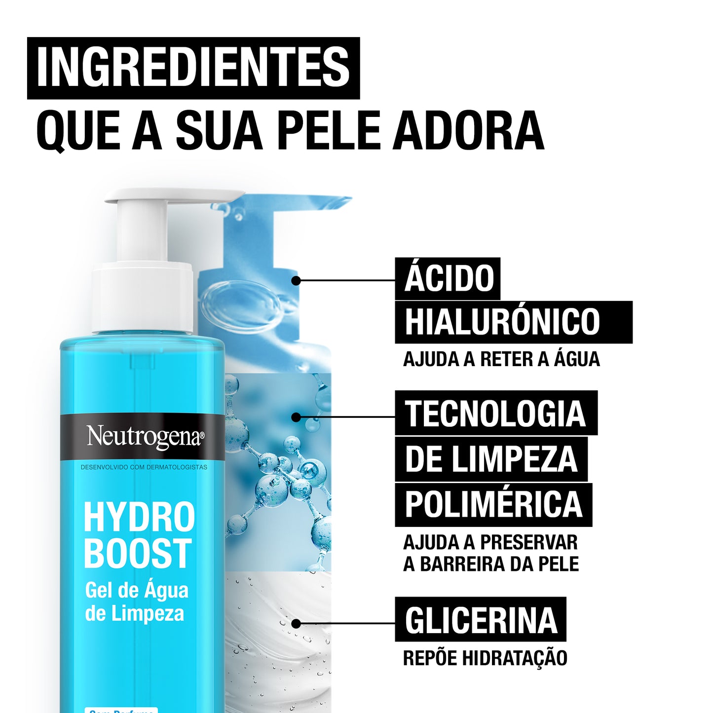 Neutrogena Hydro Boost Cleansing Gel without Perfume - 200ml - Healtsy