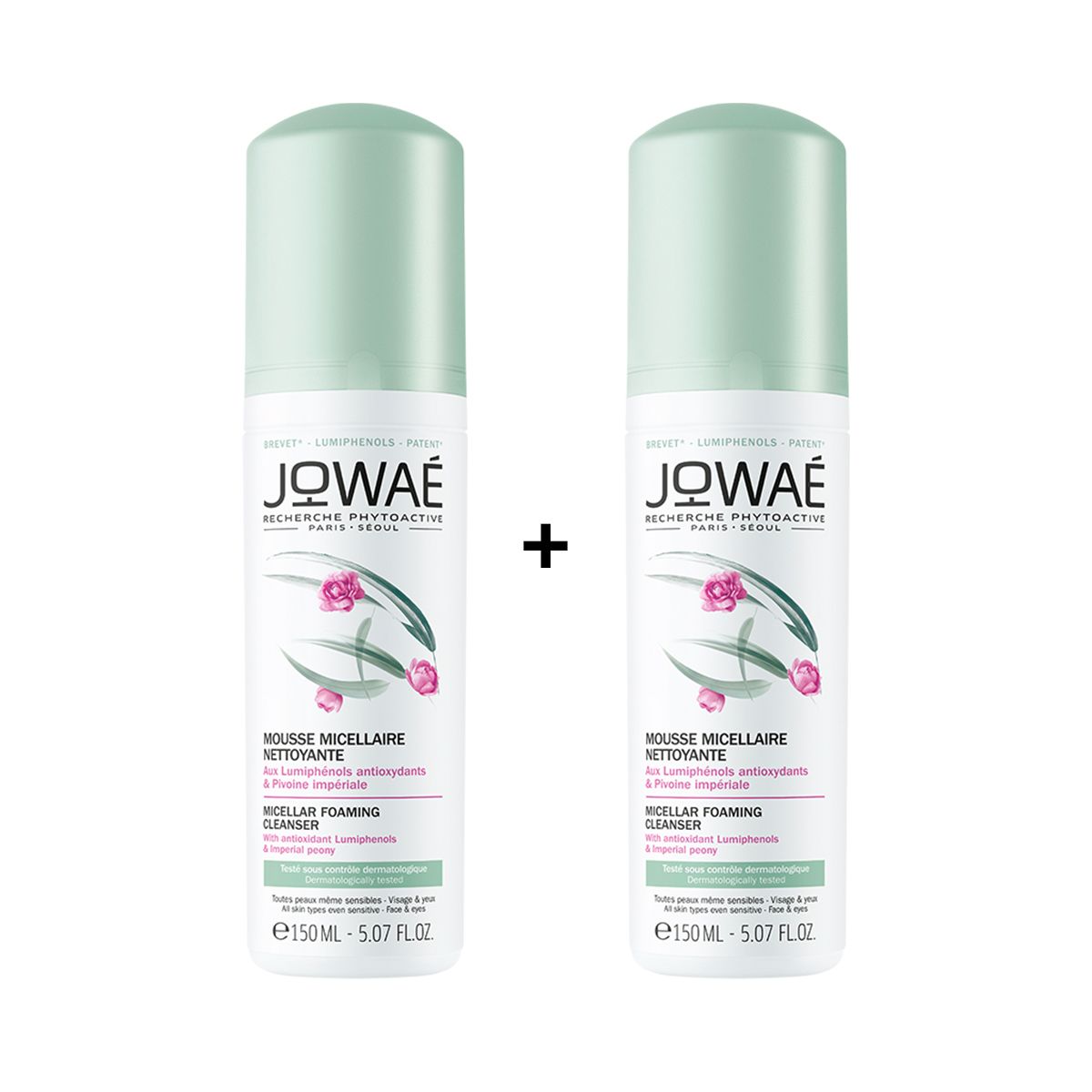 Jowaé Micellar Cleansing Mousse - 150ml (Double Pack) - Healtsy