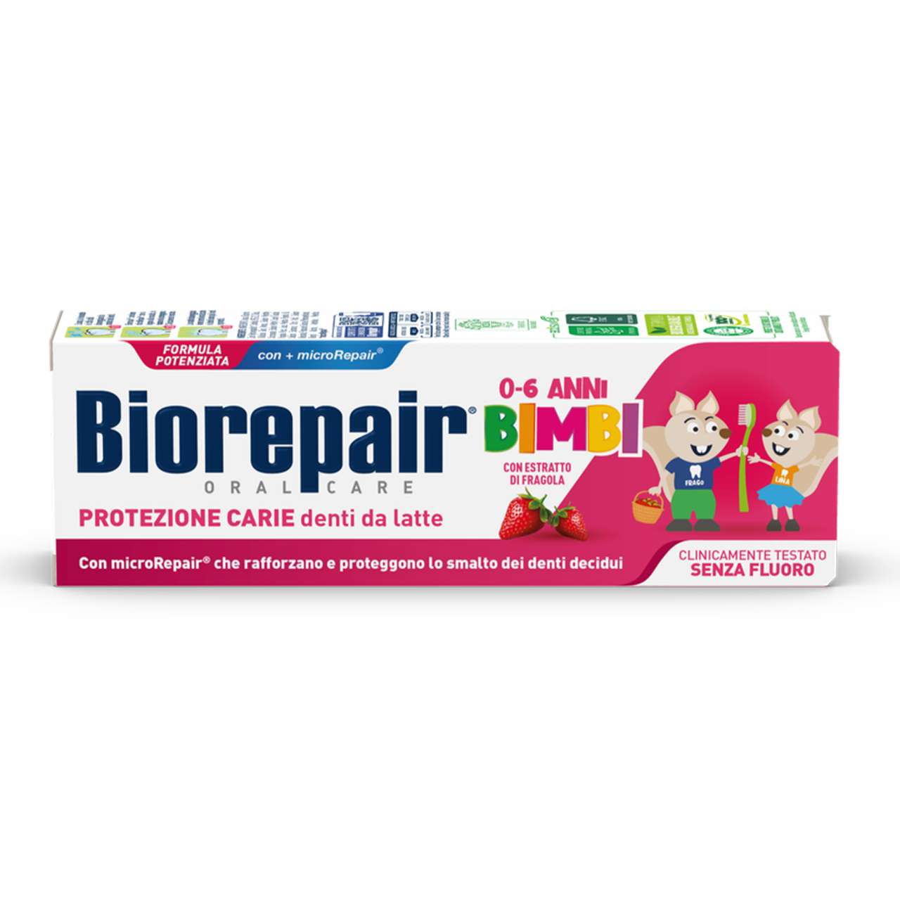 Biorepair Kids Strawberry_ 0-6Y - 50ml - Healtsy