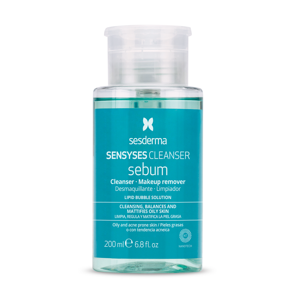 Sesderma Sensyses Cleanser Sebum Make-up Remover Solution - 200ml - Healtsy
