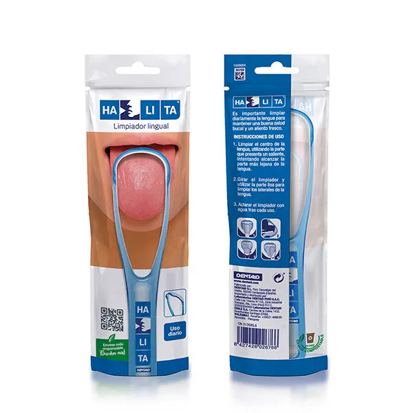 Cepillo limpiador de lengua Halita