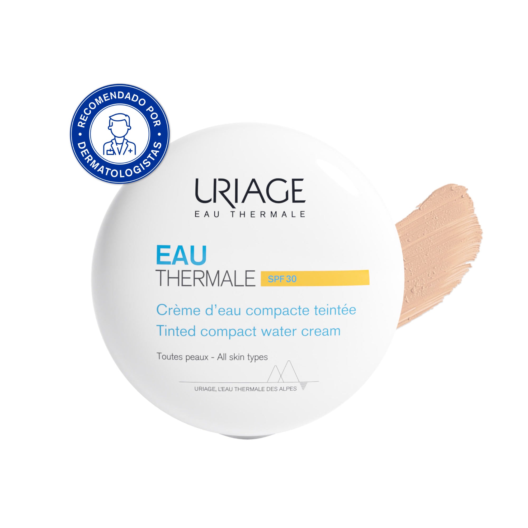 Uriage Eau Thermale Compact Cream Color SPF30 - 10g - Healtsy