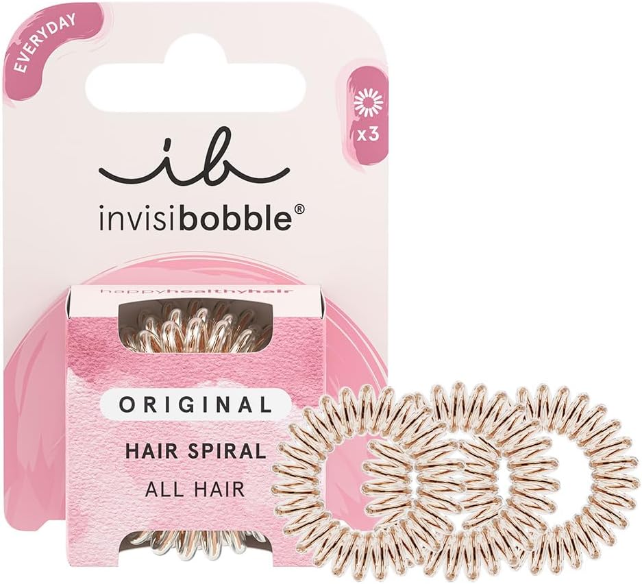 Invisibobble Elastic Hair_ Bronze (x3 pcs) - Healtsy
