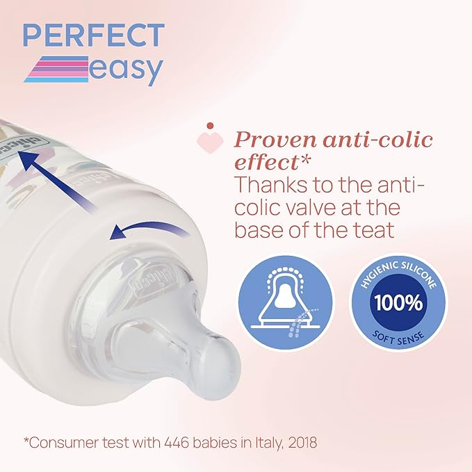 Chicco Perfect Easy Bottle Orange 330ml 4M+ (Ch.Bib20245200000)