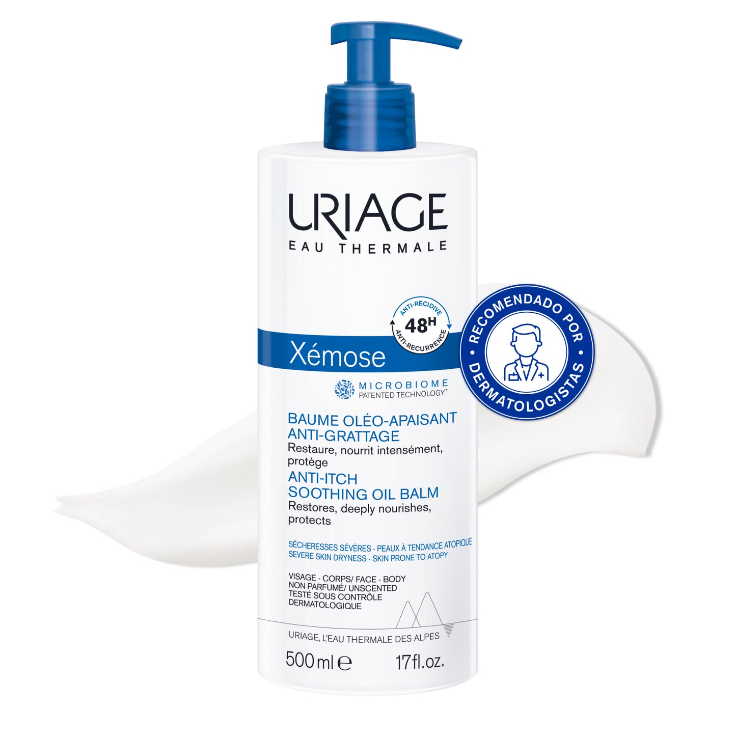 Uriage Xemose Soothing Oil Balm - 500ml - Healtsy