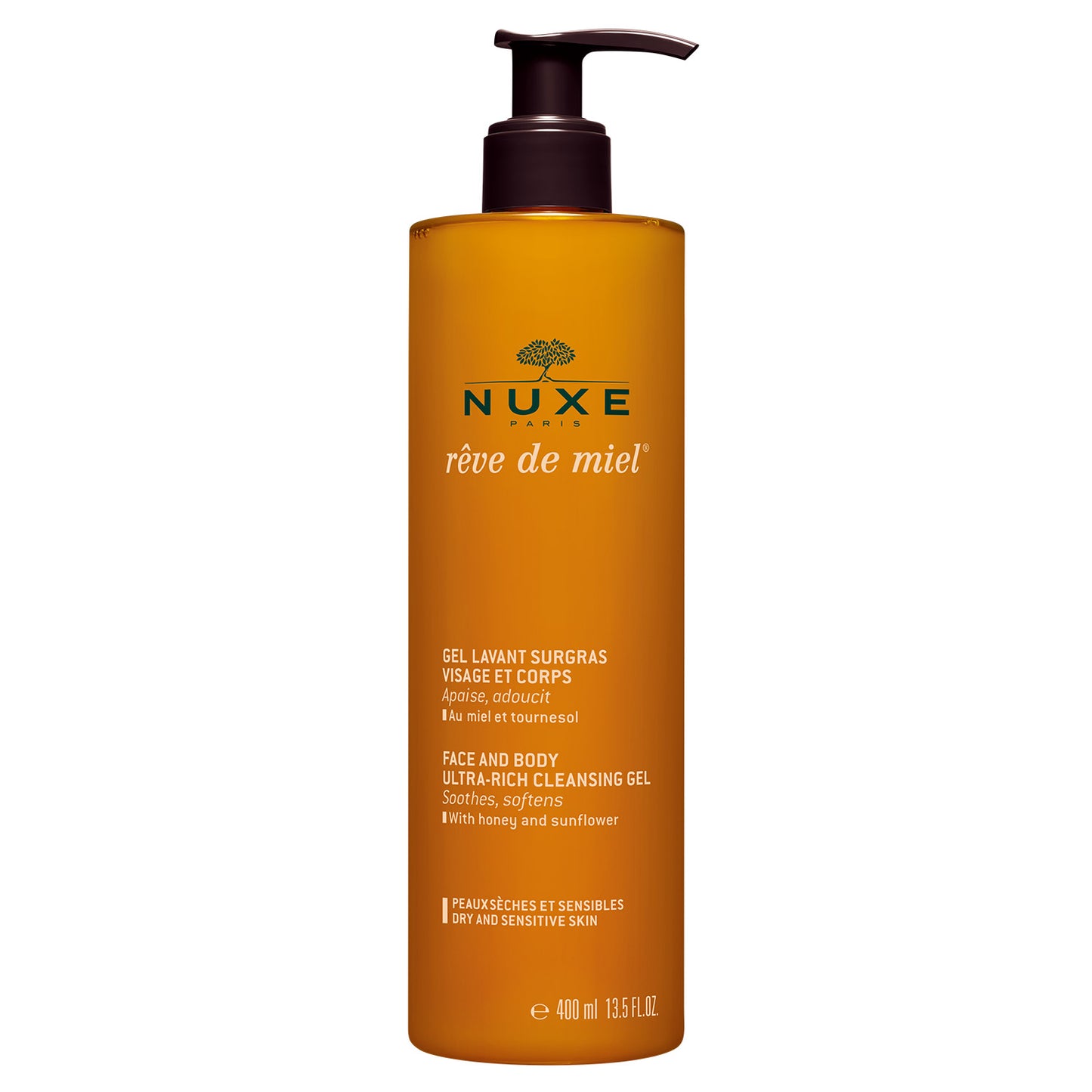 Nuxe Rêve de Miel Face & Body Cleansing Gel - 400ml - Healtsy
