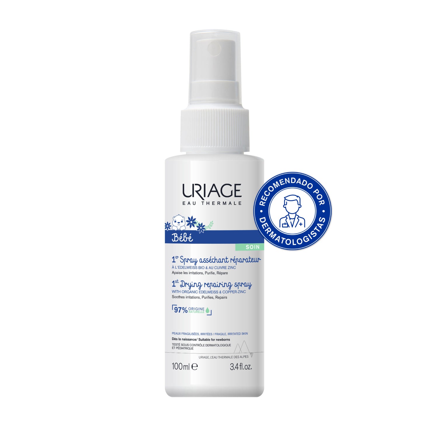 Uriage Bebe 1st Repair Spray - 100ml - Healtsy