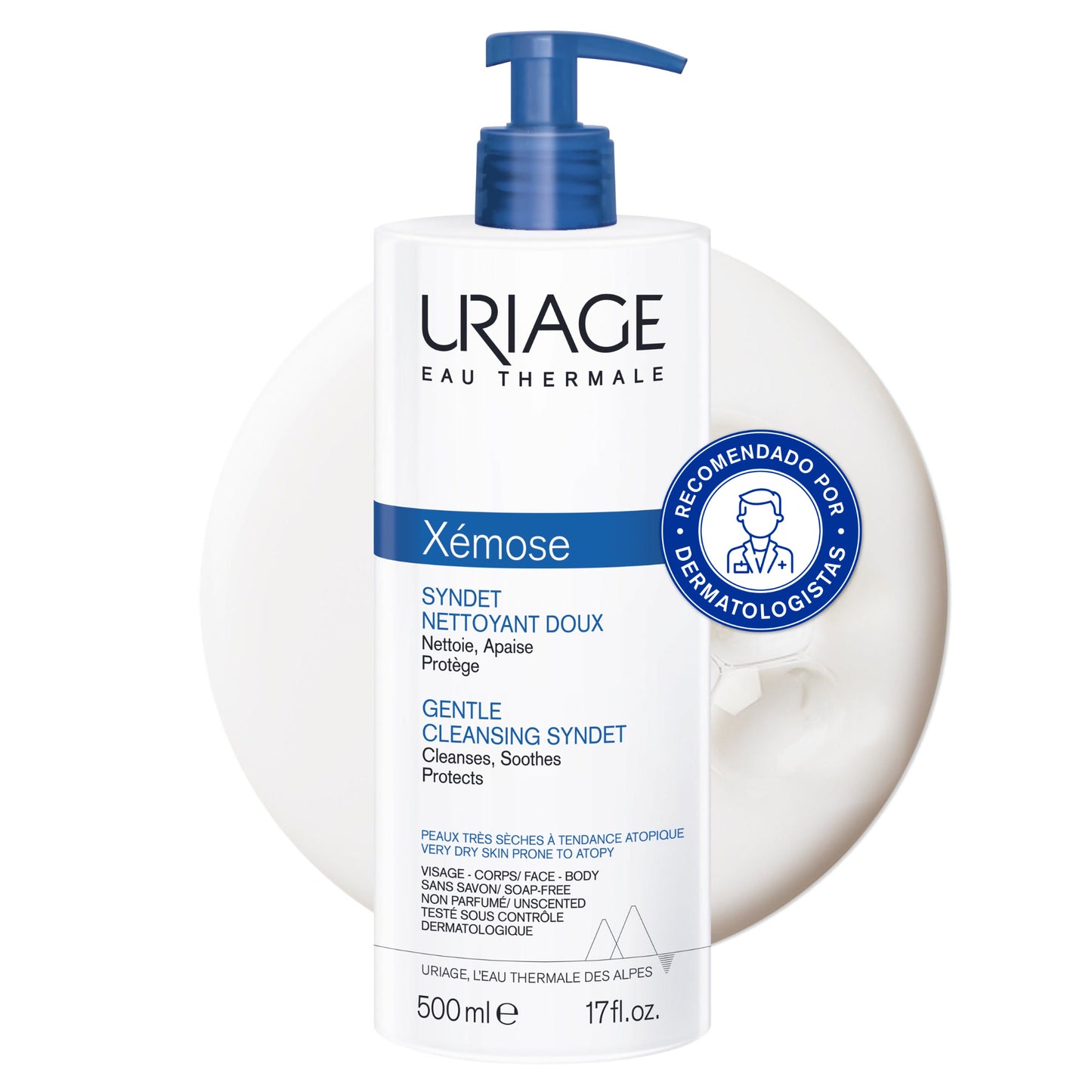 Uriage Xémose Gentle Cleansing Syndet - 500ml - Healtsy