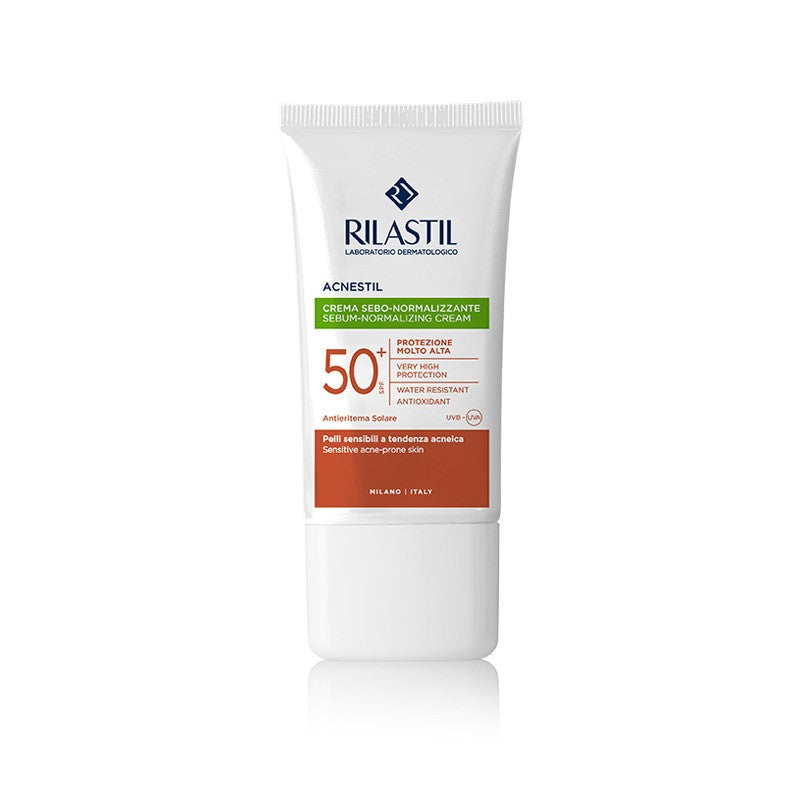 Rilastil Acnestil Sebum-regulating Cream SPF50+ - 40ml - Healtsy