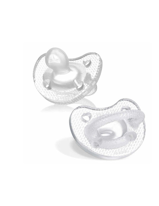 Chicco Physio Crystal Pacifier_ 6-16M (Double Pack) - Healtsy