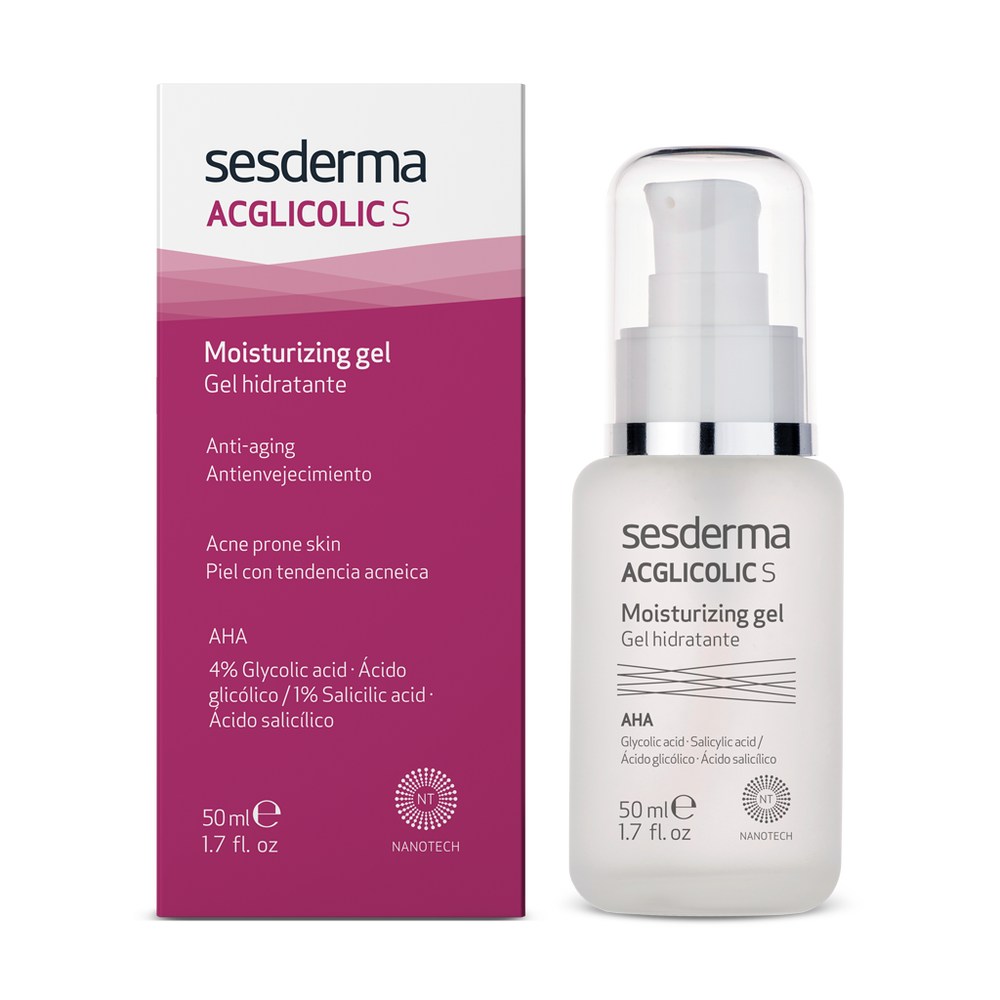 Sesderma Acglicolic S Moisturizing Gel - 50ml - Healtsy