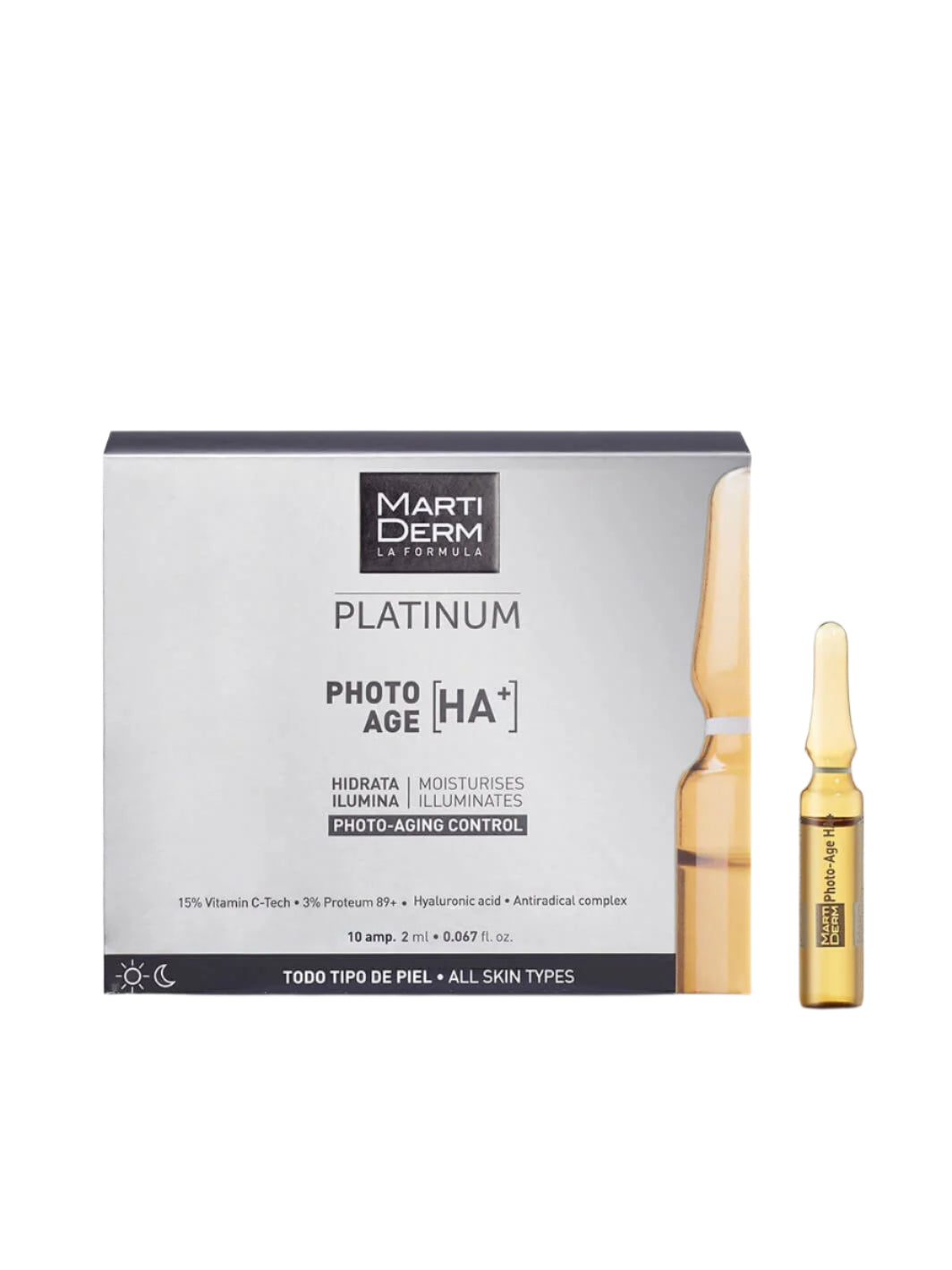 Martiderm Platin Photo-Age Ha+ ampolas - 2ml (x10 unidades) - Healtsy