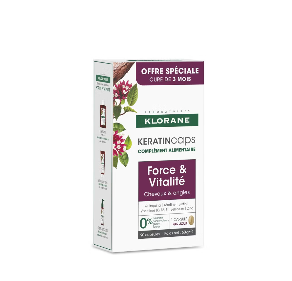 Klorane Hair Keratincaps (x90 capsules) - Healtsy