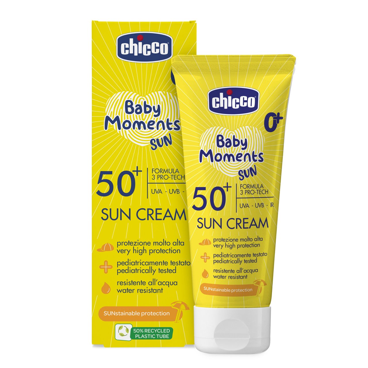 Chicco Sun Cream SPF50+ - 75ml - Healtsy