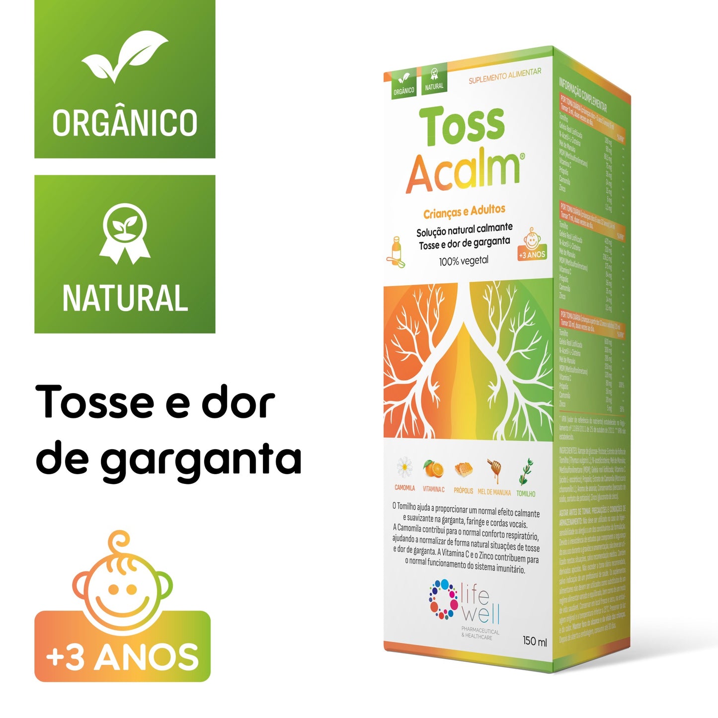 Tossacalm Solution - 150Ml - Healtsy