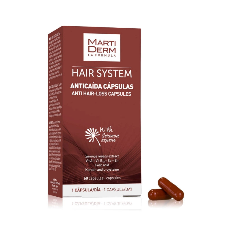 Martiderm  Hair System Anti Hair-Loss Capsules - 60 units - Healtsy