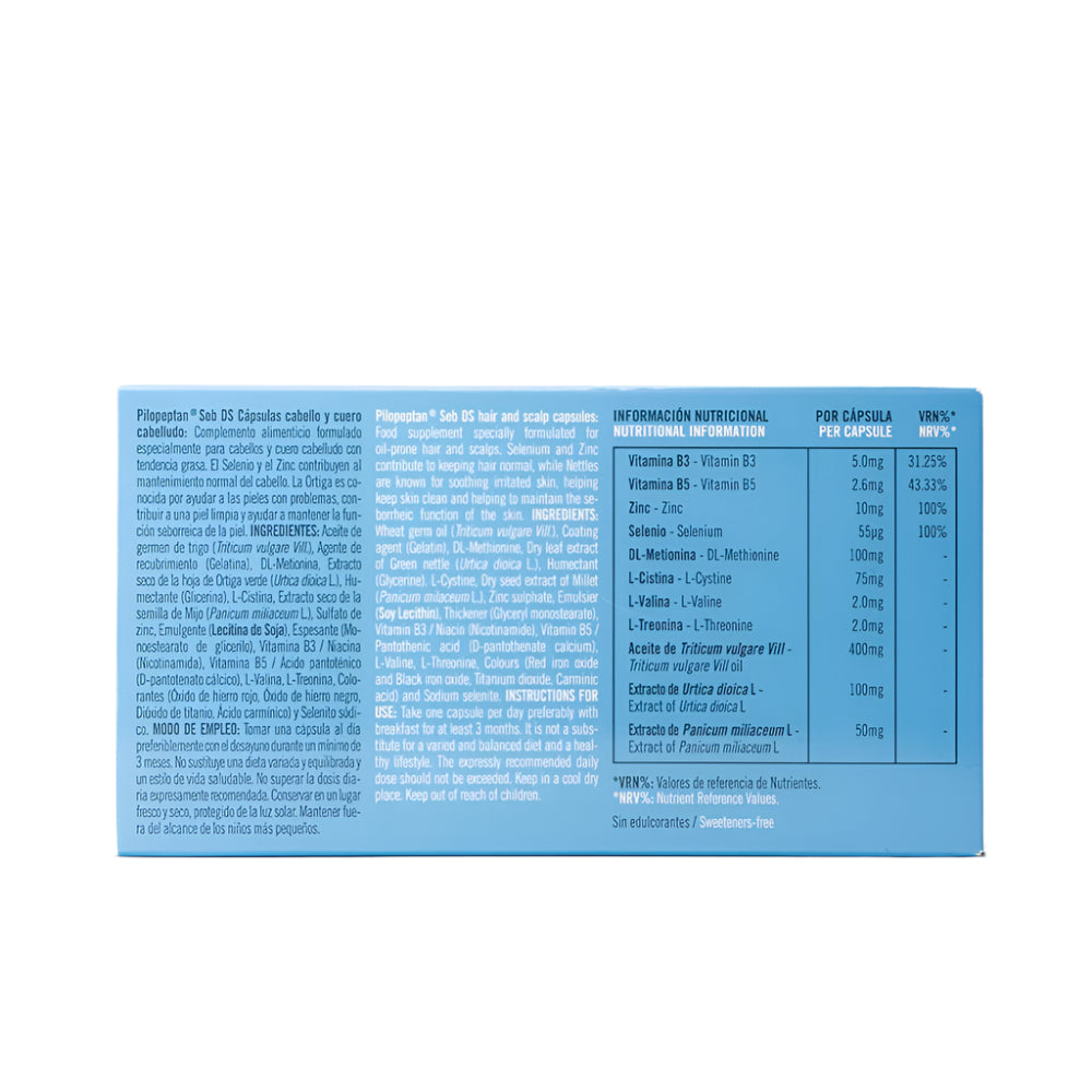 Pilopeptan Seb Oily Hair (x30 capsules) - Healtsy