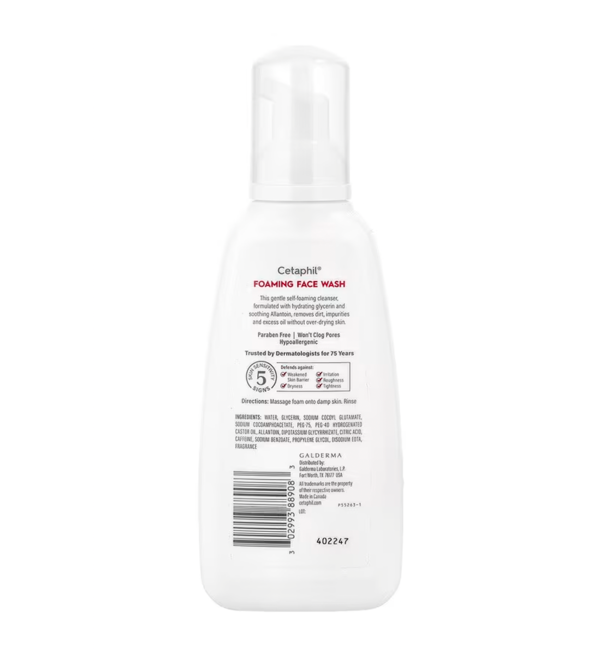 Cetaphil Pro Redness Control Cleaning Foam - 236ml - Healtsy