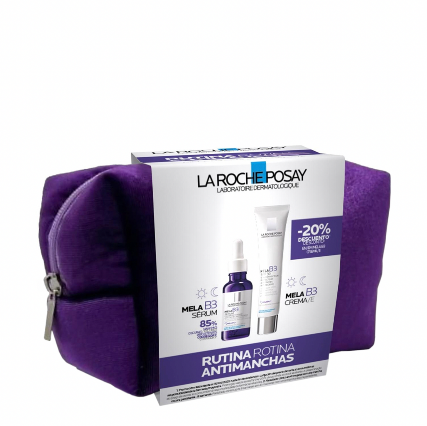 La Roche-Posay Mela B3 Sérum - 30mL + La Roche-Posay Mela B3 Creme SPF30 - 40mL - Healtsy