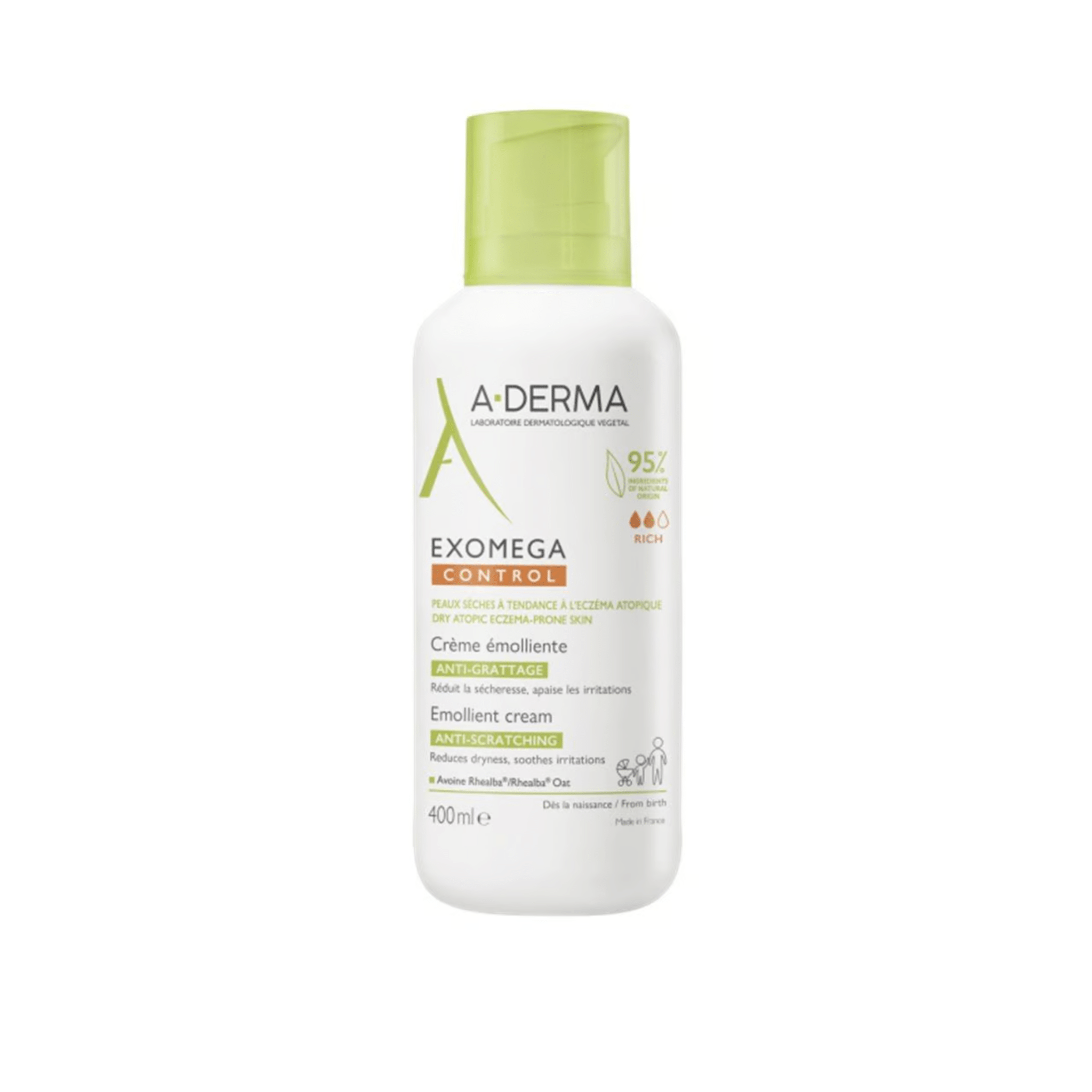 A - Derma Exomega Control Cream - 400ml + Offer Shower Oil - 200ml – Buy Now at Healtsy