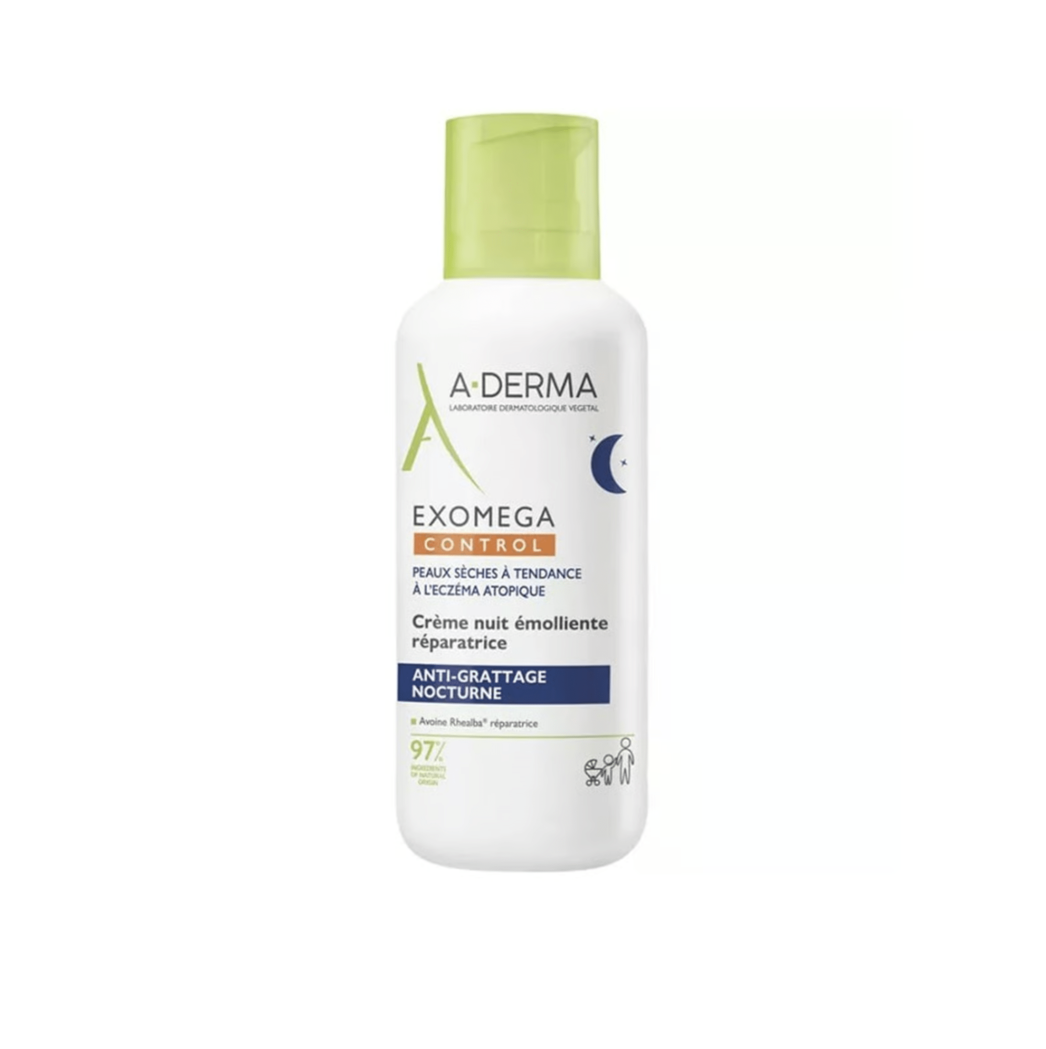 A - Derma Exomega Control Emollient Night Cream - 400ml – Buy Now at Healtsy