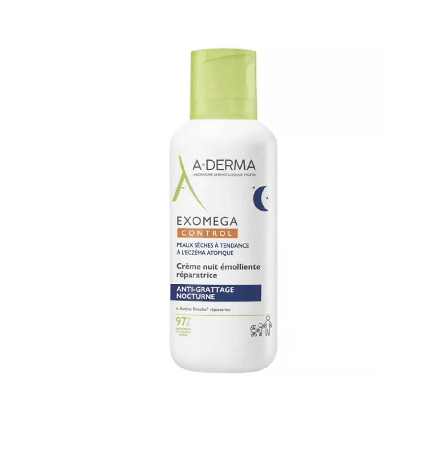 A - Derma Exomega Control Emollient Night Cream - 400ml – Buy Now at Healtsy