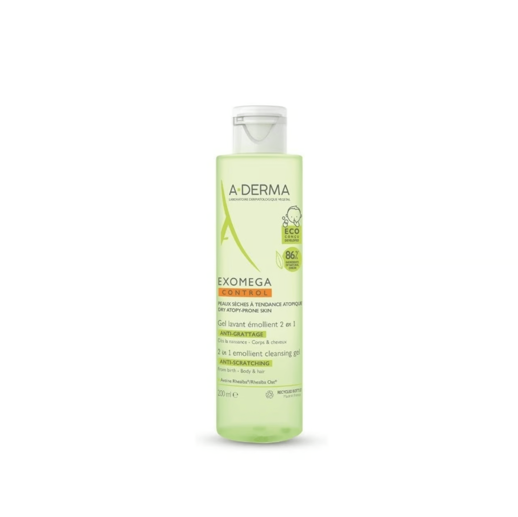 A - Derma Exomega Control Wash Gel - 200ml – Buy Now at Healtsy